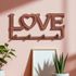 Wall Hook Rack Cast Iron  Love with Heart