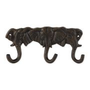 Wall Hook Triple Elephant
