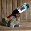 Wine Bottle Holder Mallard Duck