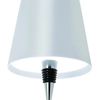 Wine Bottle Lamp - White Shade