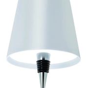 Wine Bottle Lamp - White Shade