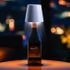 Wine Bottle Lamp - White Shade