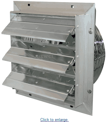 30 Inch Shutter Fan With or Without Cord 
