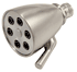 Giessdorf 6 Jet Brushed Nickel Shower Head - Incredible Power