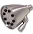 Giessdorf Brushed Nickel 8 Jet Shower Head - Incredible Power