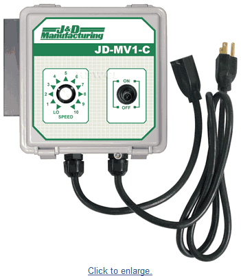 Manual/Variable Speed Control With Cord JDMV1-C