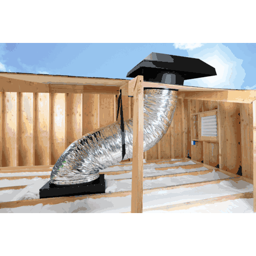 House Fan Attic Vent Fan Cover Roof Mount Whole House Fan With