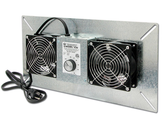 UnderAire Deluxe Two Fan Crawl Space Ventilator