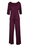 RocketWear Women's Deep Plum Lounge Pajama