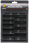 11 Piece 1/2" Drive Deep Impact Sockets (SAE)