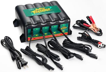 12 Volt Battery Tender 4-Bank Multiple Battery Charger (1.25 Amps)