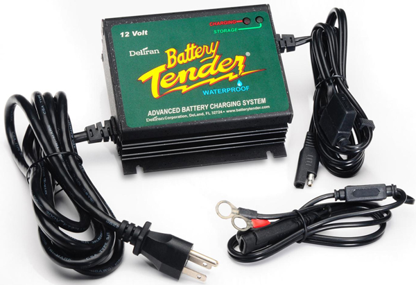 DELTRAN BATTERY TENDER WATERPROOF 800 バッテリーテンダー ウオータープルーフ800 防水型維持充電器 : Battery Tender Power Tender 10 AMP &frasl; 2 AMP 12V Battery
