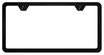 2 Hole Slimline Stainless Steel License Plate Frame