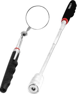 2 Piece Lighted Inspection Tool & Mirror Set