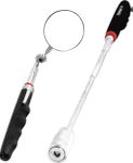 2 Piece Lighted Inspection Tool & Mirror Set