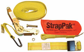 2" x 27' Ratchet Strap with Wide Handle & StrapPak