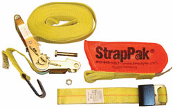 2" x 27' Ratchet Strap with Wide Handle & StrapPak