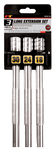 Performance Tool 3 Piece 3/8" Drive Long Extension Set