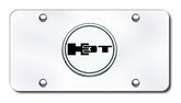 3D Chrome & Black Hummer H3T Logo Stainless Steel License Plate