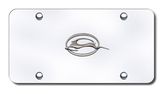3D Chrome Chevy Impala Logo Stainless Steel License Plate