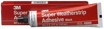 3M Black Super Weatherstrip Adhesive (5 oz. tube)