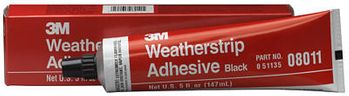 3M Black Weatherstrip Adhesive (5 oz. tube)