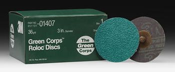 3M Roloc Discs 3" Grade 36 25-pack