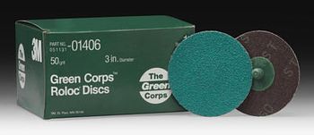 3M Roloc Discs 3" Grade 50 25-pack