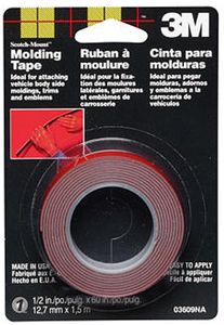 3M Scotch Mount Molding Tape (1/2" x 5')