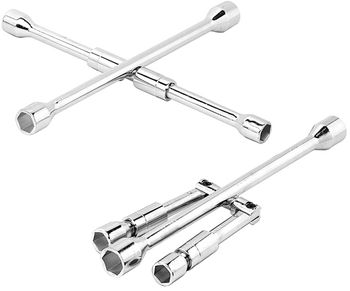4 Way Folding Lug Wrench