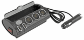 Bell 12 Volt 5 Outlet Power Station with Dash Mount