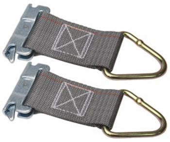 6" Series E/A Rope Tie-Off with 2" Webbing & 1027 D-Ring (Pair)