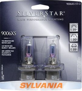 Sylvania SilverStar 9006XS Halogen Headlight Bulb (Twin Pack)