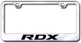 Acura RDX Laser Etched Stainless Steel License Plate Frame