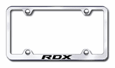 Acura RDX Laser Etched Stainless Steel Wide License Plate Frame