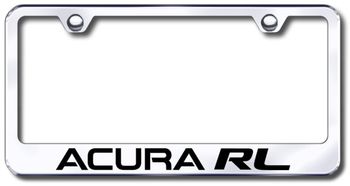 Acura RL Laser Etched Stainless Steel License Plate Frame