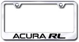 Acura RL Laser Etched Stainless Steel License Plate Frame
