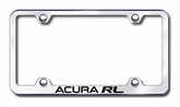 Acura RL Laser Etched Stainless Steel Wide License Plate Frame
