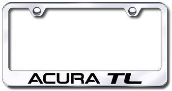 Acura TL Laser Etched Stainless Steel License Plate Frame