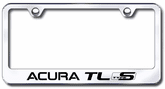 Acura TL S-Type Laser Etched Stainless Steel License Plate Frame