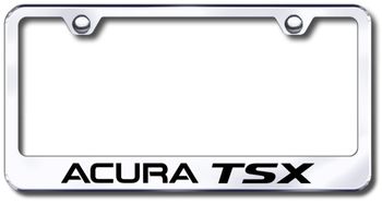 Acura TSX Laser Etched Stainless Steel License Plate Frame