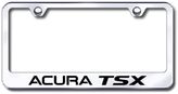 Acura TSX Laser Etched Stainless Steel License Plate Frame