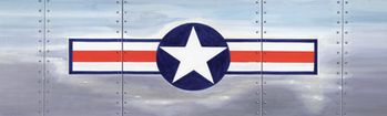 Air Corp Star & Bar Rear Window Decal