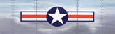 Air Corp Star & Bar Rear Window Decal