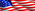 American Flag Rear Window Decal