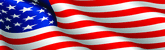 American Flag Rear Window Decal