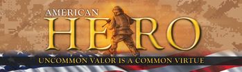 American Hero Rear Window Decal