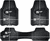 Armor All 3 Piece Heavy Duty Full Coverage Rubber Floor Mat Set