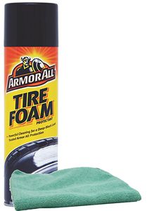 Armor All Tire Foam Protectant (20 oz.) & Microfiber Cloth Kit