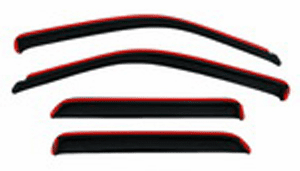 Auto Ventshade 194249 Jeep Wrangler 4-Piece In-Channel VentVisor (2007-2018)